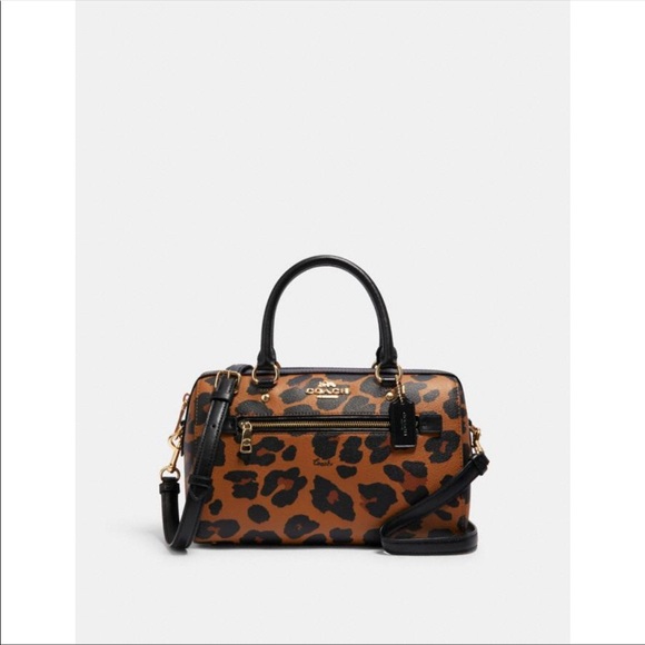 Coach Handbags - NEW COACH LEOPARD PRINT SATCHEL PURSE